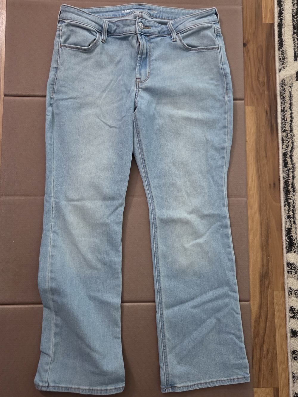 Old Navy Light Wash Boot-Cut Jeans